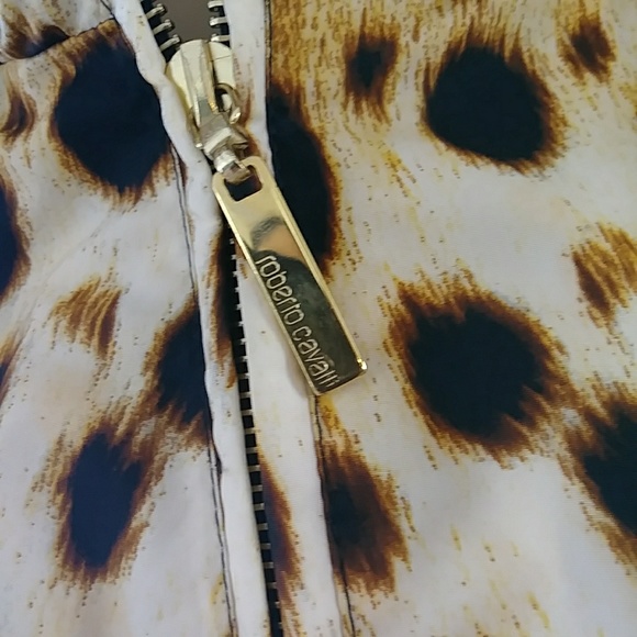 SALE! Roberto Cavalli Sz 42/M Cheetah Print Jacket - Picture 3 of 8